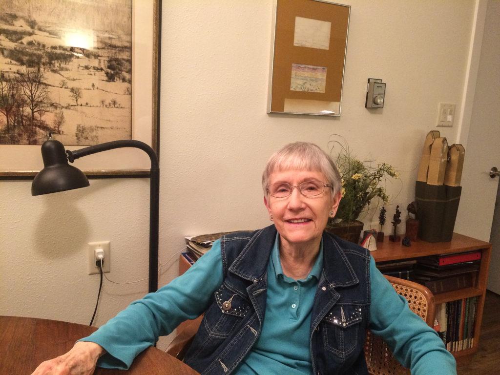 Professor Emeritus Merle Zirkle, art, has lived in Grinnell for 57 years.