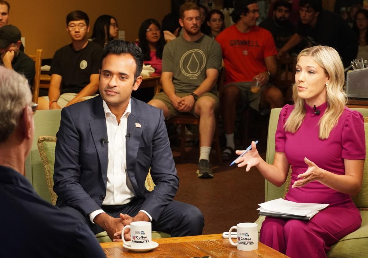 Ramaswamy's polling numbers were rising rapidly in August. Then they plateaued. Finally, they plummeted. The turning point was in October, right around the time he visited Grinnell and mischaracterized a car accident involving a Grinnell College student and his campaign vehicle. That lie was one of many Ramaswamy told on the campaign trail, and the dishonest rhetoric ultimately contributed to his downfall.