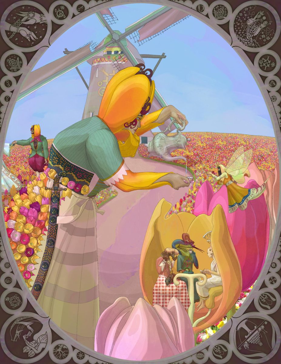 Comic: Ambroos and Wilhelmina van Buskirk the Tulip Fairies